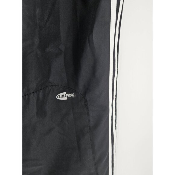 Adidas Mens 3 Stripe Y2K Black White Drawstring Stretch Waist Track Pants Sz L - Picture 3 of 5